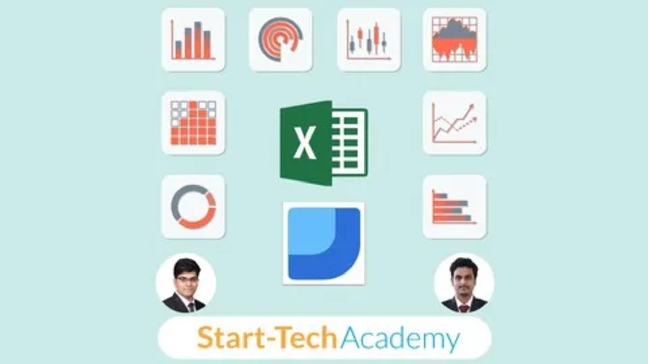 Curso magistral de analista empresarial con Excel y Google Data Studio por tiempo limitado
