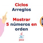 Tutorial Java: Leer 5 números y mostrarlos en el mismo orden introducido