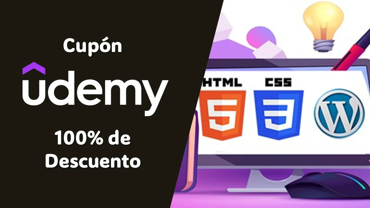 Aprovecha el curso gratuito de diseño web: Aprende HTML, CSS y WordPress hoy