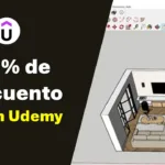 ¡Domina SketchUp gratis! Curso completo de modelado 3D en Udemy por tiempo limitado