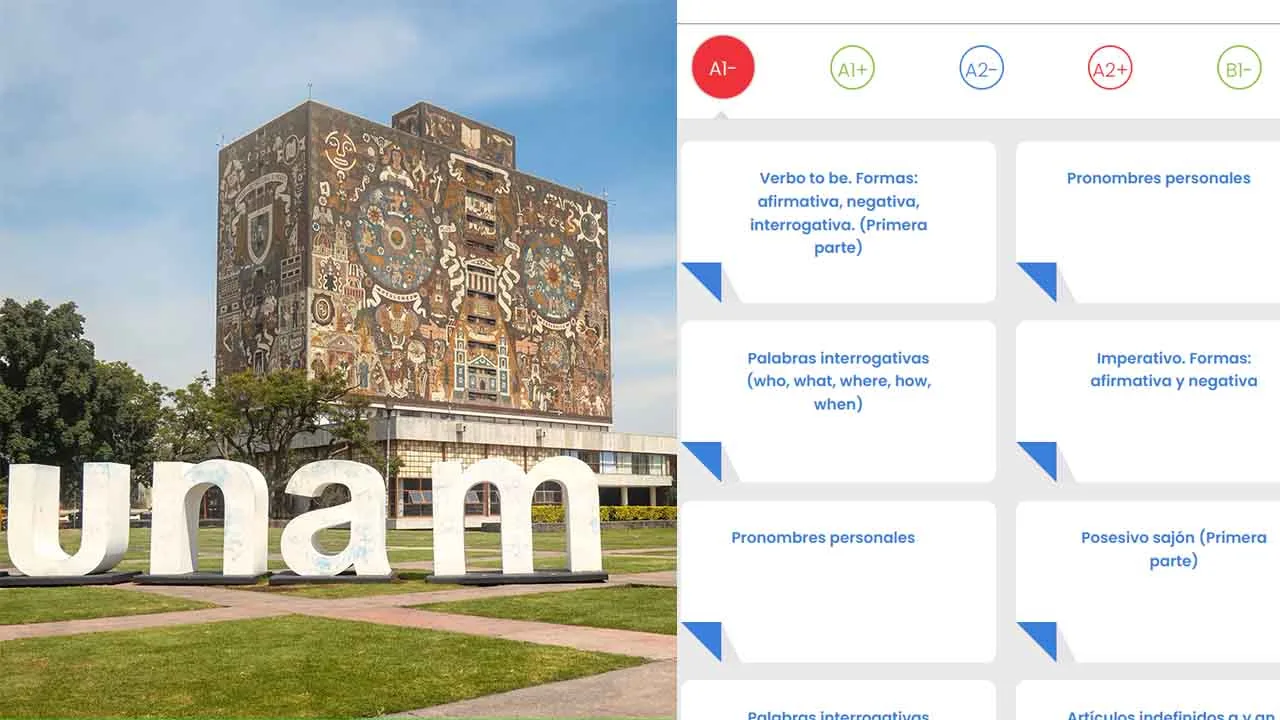 UNAM lanza plataforma gratuita de inglés para estudiar desde casa