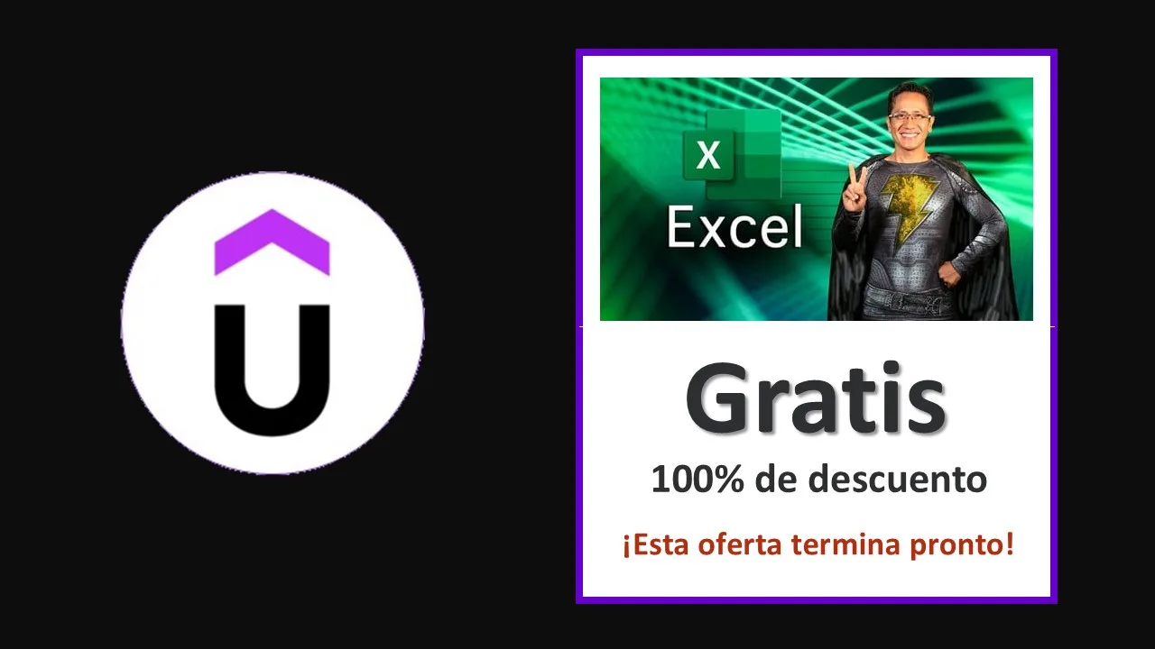 Universidad Excel - ¡Básico, Intermedio y Avanzado!: Cupón Udemy con 100% de descuento