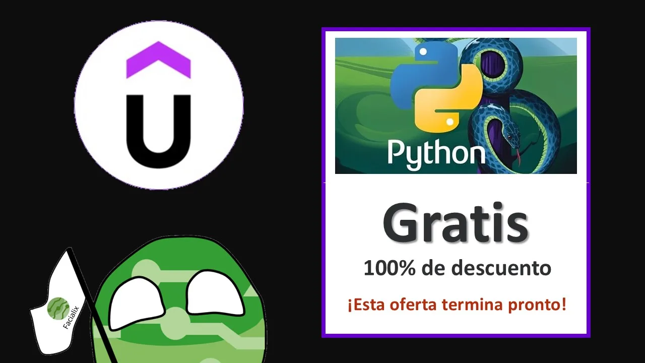 Python desde Principiante hasta Nivel Ingeniería: Cupón Udemy con 100% de descuento