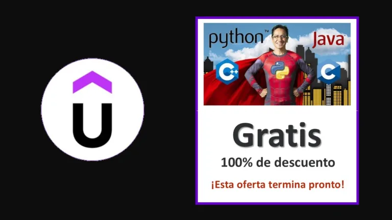 Universidad de Programación - Python, Java, C y C++ - 2024: Cupón Udemy con 100% de descuento